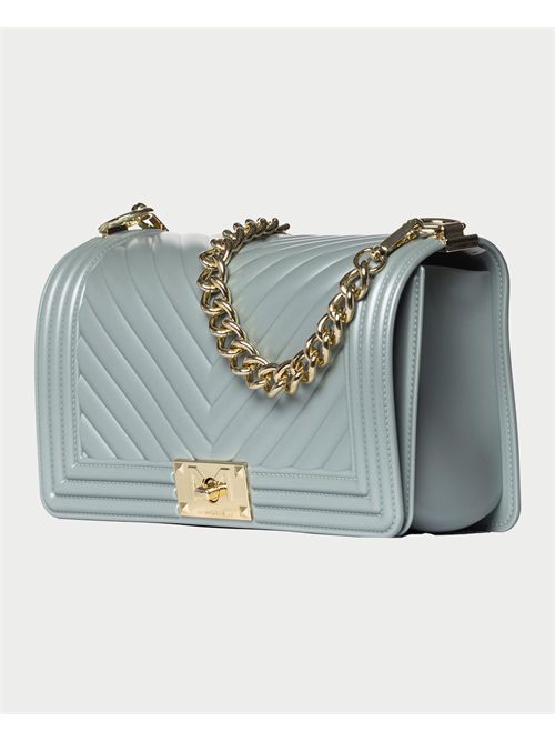 Borsa  Marc Ellis con tracolla in catena MARC ELLIS | FLAT M 25PURITAN GREY/LIGHT GOLD